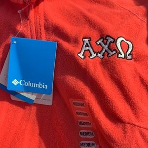 NWT Alpha Chi Omega Columbia Zip up